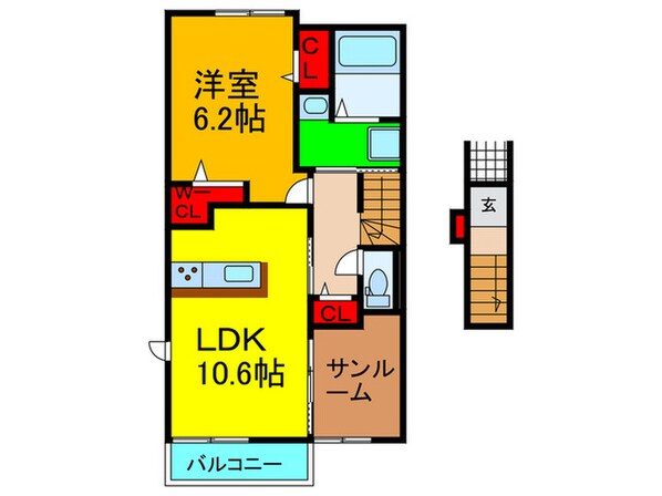 コート・ド・ブランの物件間取画像